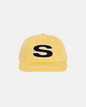 Ball Cap Stüssy Chenille S Low Pro Cap Moutarde | VG00-H1-MF