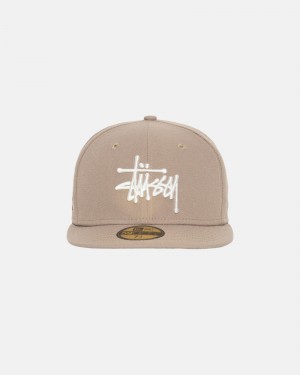 Ball Cap Stüssy New Era 59Fifty Authentic Kaki | OU06-X7-NB