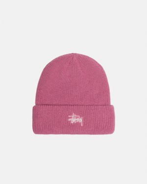 Bonnet Stüssy Cuff Beanie Basic Rose | FH96-S2-JZ