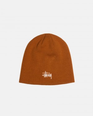 Bonnet Stüssy Skullcap Basic Ochre | BW95-R1-KQ