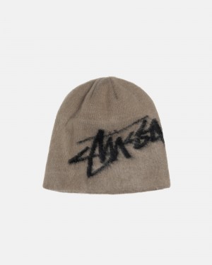 Bonnet Stüssy Skullcap Brushed Out Stock Sable | DU57-X6-EQ