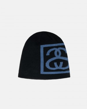 Bonnet Stüssy Ss Link Skull Cap Noir | IA83-G7-IB