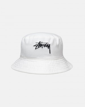 Bucket Hat Stüssy Bucket Hat Big Stock Natural | RO87-D4-LA