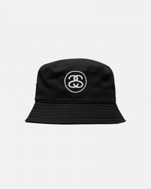 Bucket Hat Stüssy Deep Bucket Hat SS Link Noir | GY40-P1-LA