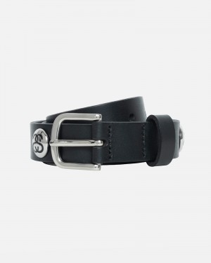 Ceinture Stüssy Ss-Link Studded Belt Noir | DH13-Q5-VR