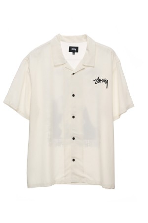 Chemises Stüssy How We'Re Living Ss Shirt Blanche | QT89-C3-NA