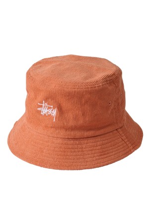 Hats & Beanies Stüssy Graffiti Cord Bucket Hat Terracotta | ZX91-V8-BT