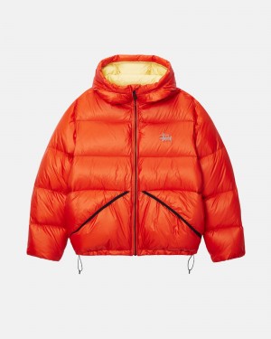 Long Sleeve Outerwear Stüssy Down Parka Micro Ripstop Cayenne | DW46-R3-YF