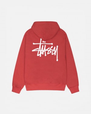 Long Sleeve Sweatshirt Stüssy Basic Stussy Hoodie Pepper | AF29-N2-LT