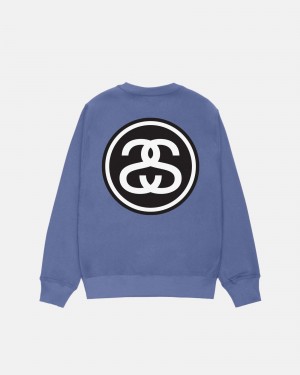 Long Sleeve Sweatshirt Stüssy SS-Link Crew Storm | AG70-O1-LD