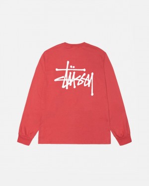 Long Sleeve T-Shirt Stüssy Basic Stussy LS Tee Pepper | WH44-B1-DG