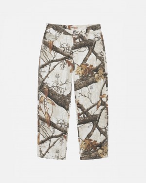 Pantalon Stüssy Big Ol' Jean Realtree Edge Snow | TV91-J4-HR