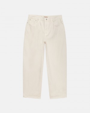 Pantalon Stüssy Big Ol' Jean Washed Tela Bone | RB20-X2-RK