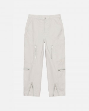 Pantalon Stüssy Nyco Flight Pant Blanche | LX22-G0-QT