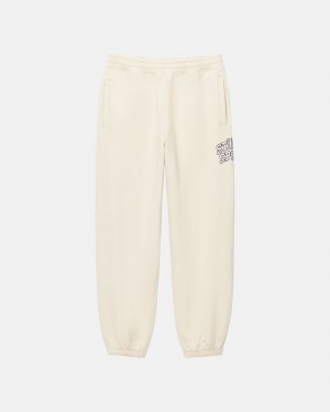 Pantalon Stüssy Sport Sweatpant Ivory | XE65-Y8-HX