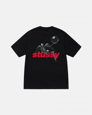 Short Sleeve T-Shirt Stüssy Apocalypse Tee Noir | NE75-X4-GF