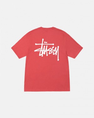 Short Sleeve T-Shirt Stüssy Basic Stussy Tee Pepper | QS75-E5-XA