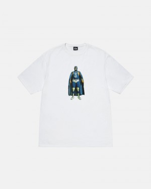 Short Sleeve T-Shirt Stüssy Stussy Lucha Tee Blanche | GL98-H3-OC