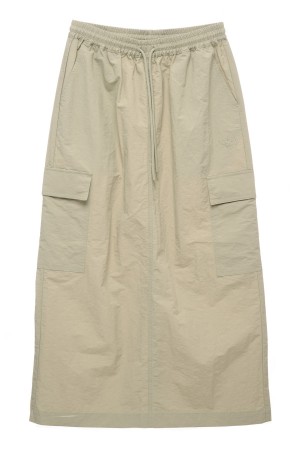 Shorts & Pants Stüssy Nylon Cargo Midi Skirt Vert Clair | XV30-X5-QY