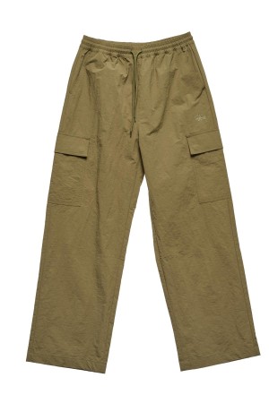 Shorts & Pants Stüssy Nylon Cargo Pant Vert | QN12-Q7-RW