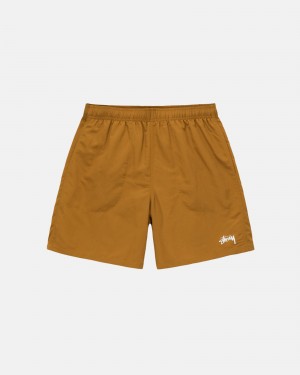 Swim Bottom Stüssy D'eau Corta Stock Coyote | ZM73-H3-BI