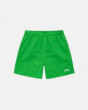 Swim Bottom Stüssy D'eau Corta Stock Vert | EE91-Q7-LS