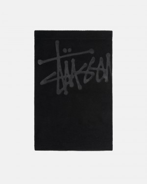 Écharpe Stüssy Polar Fleece Neck Warmer Noir | WI44-N8-IU