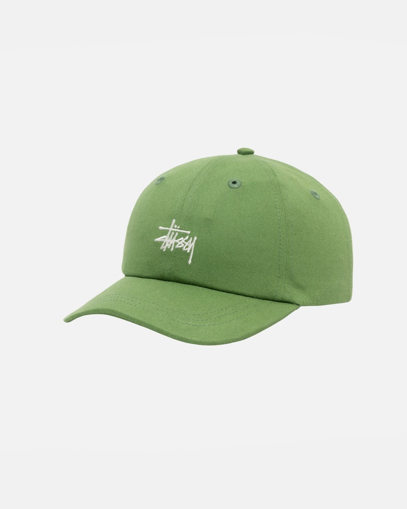 Ball Cap Stüssy Low Pro Basic Stock Strapback Aloe | XR97-S2-QX