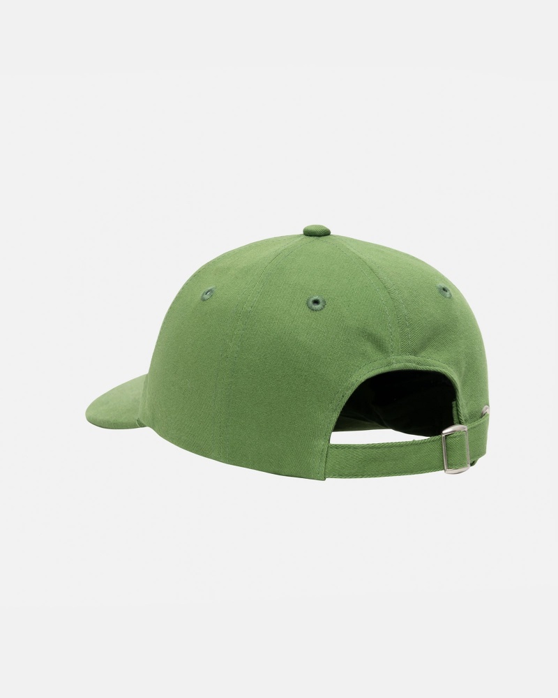 Ball Cap Stüssy Low Pro Basic Stock Strapback Aloe | XR97-S2-QX