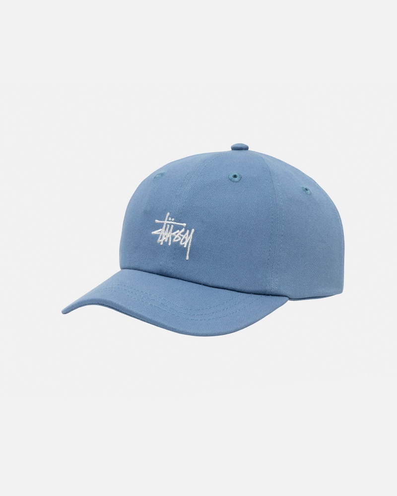 Ball Cap Stüssy Low Pro Basic Stock Strapback Slate | BI80-E0-SG