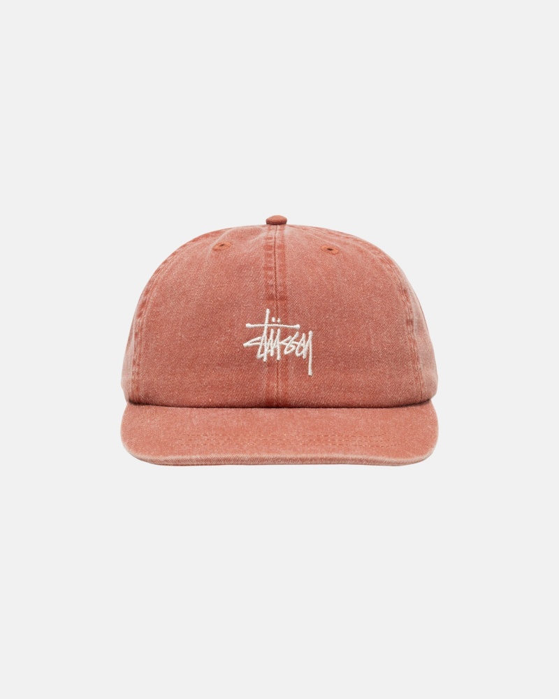 Ball Cap Stüssy Low Pro Basic Washed Strapback Spice | VJ58-A5-ET