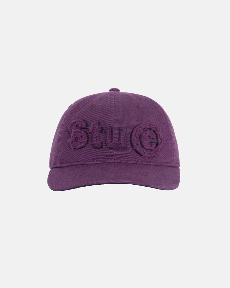 Ball Cap Stüssy Low Pro Copyright Applique Strapback Violette | XM87-C0-FF