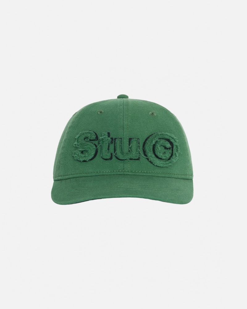 Ball Cap Stüssy Low Pro Copyright Applique Strapback Vert | EJ37-C7-TH