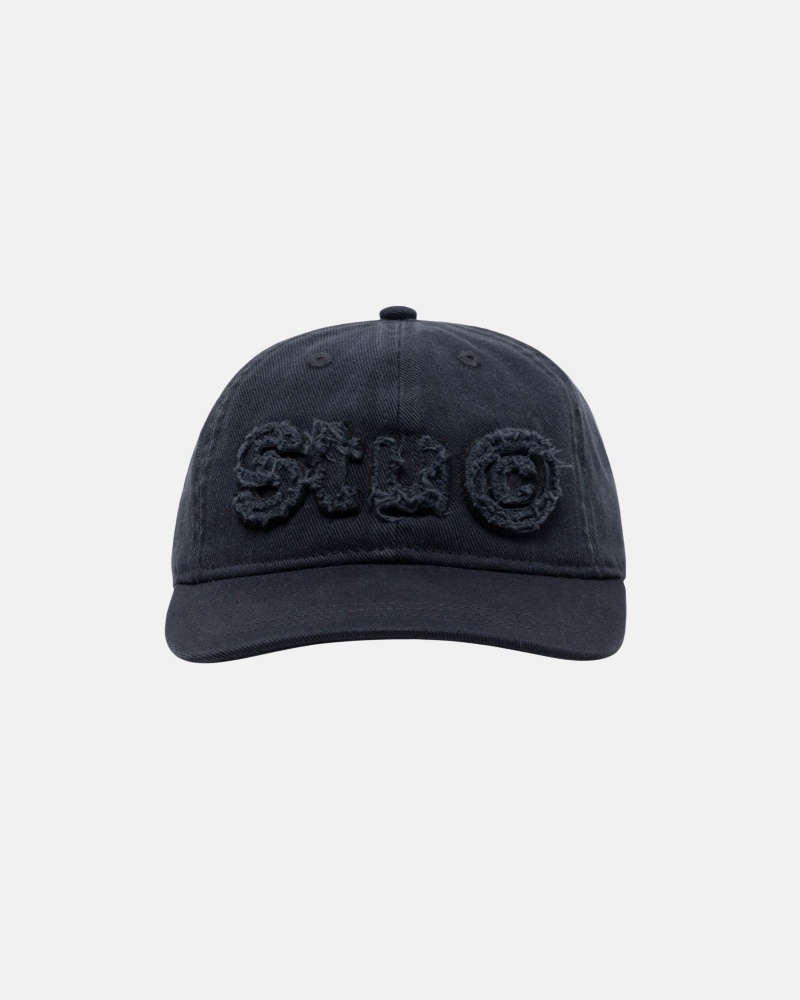 Ball Cap Stüssy Low Pro Copyright Applique Strapback Bleu Marine | FK66-O4-SM