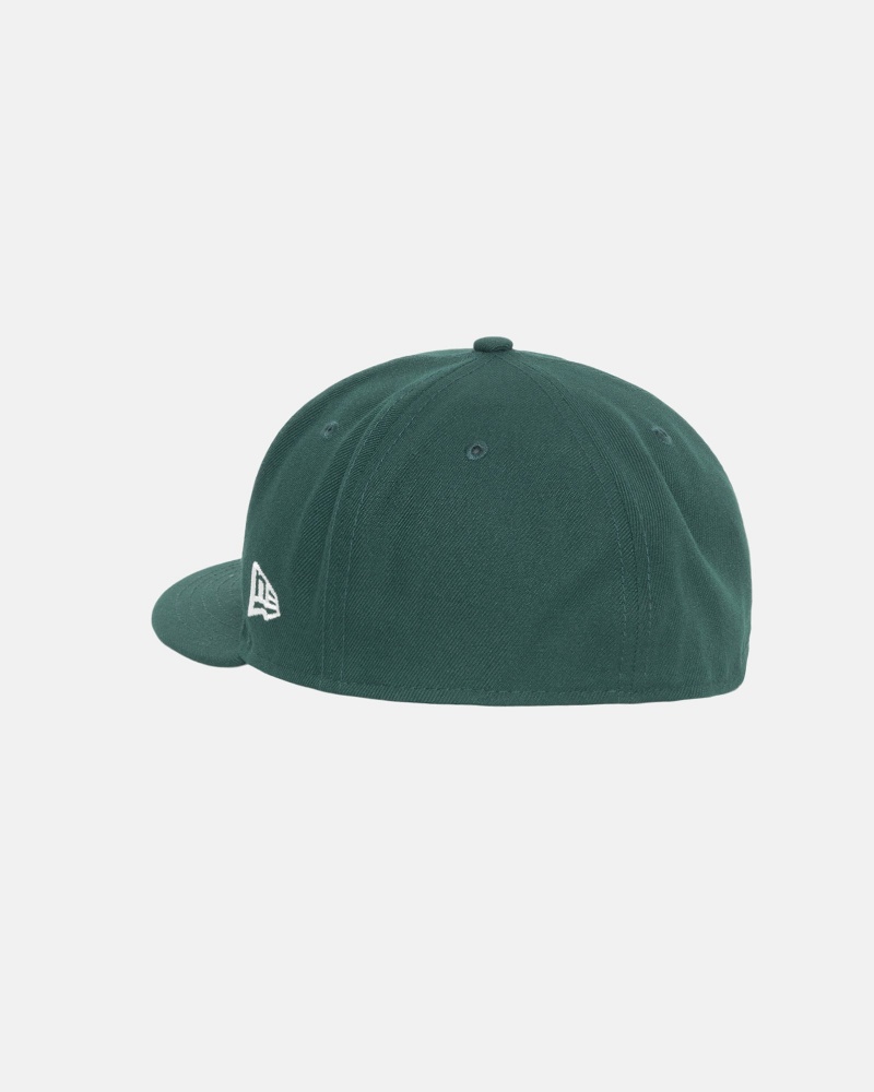 Ball Cap Stüssy New Era 59Fifty Authentic Vert | RQ50-D7-XF