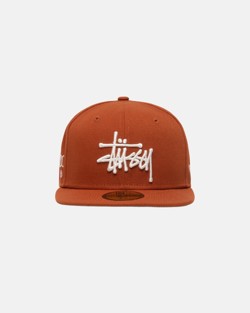 Ball Cap Stüssy New Era 59Fifty Authentic Rust | GR69-B3-JH