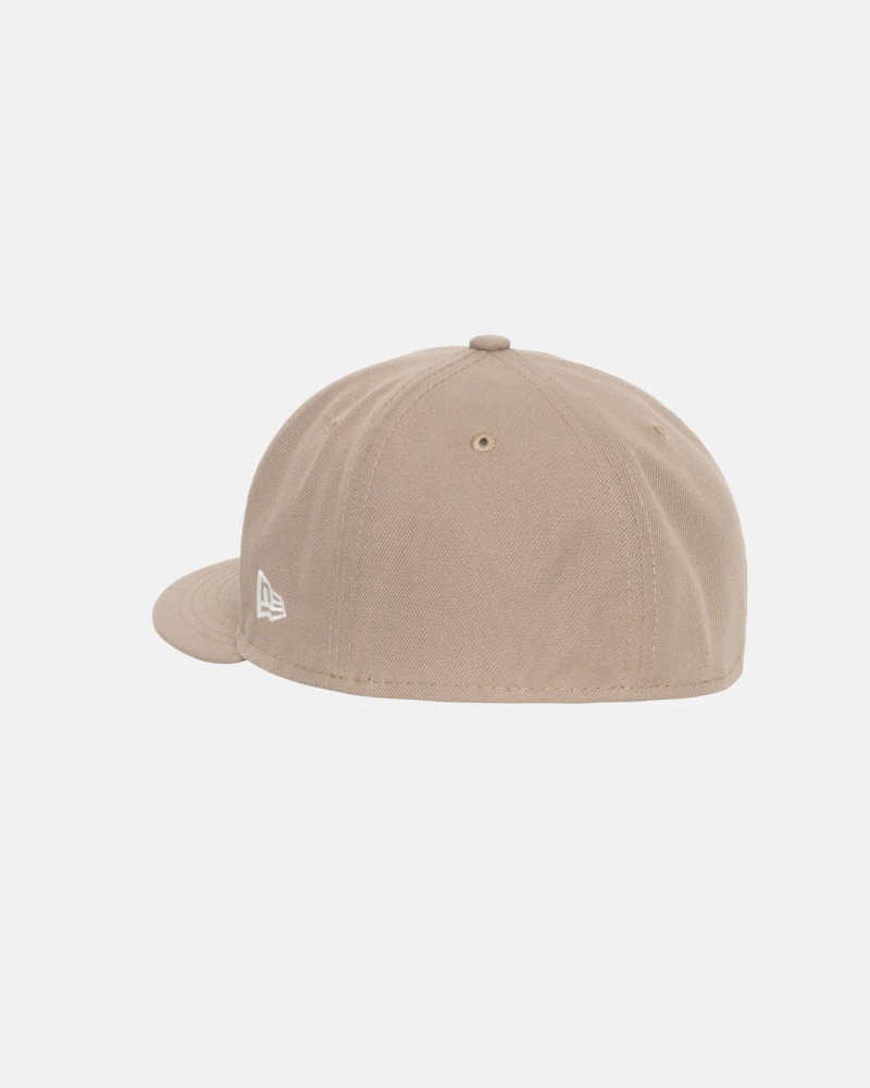 Ball Cap Stüssy New Era 59Fifty Authentic Kaki | OU06-X7-NB