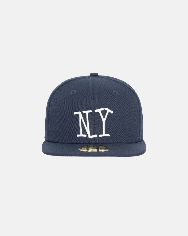 Ball Cap Stüssy New Era 59Fifty Ny Bleu Marine | HW04-G7-TT