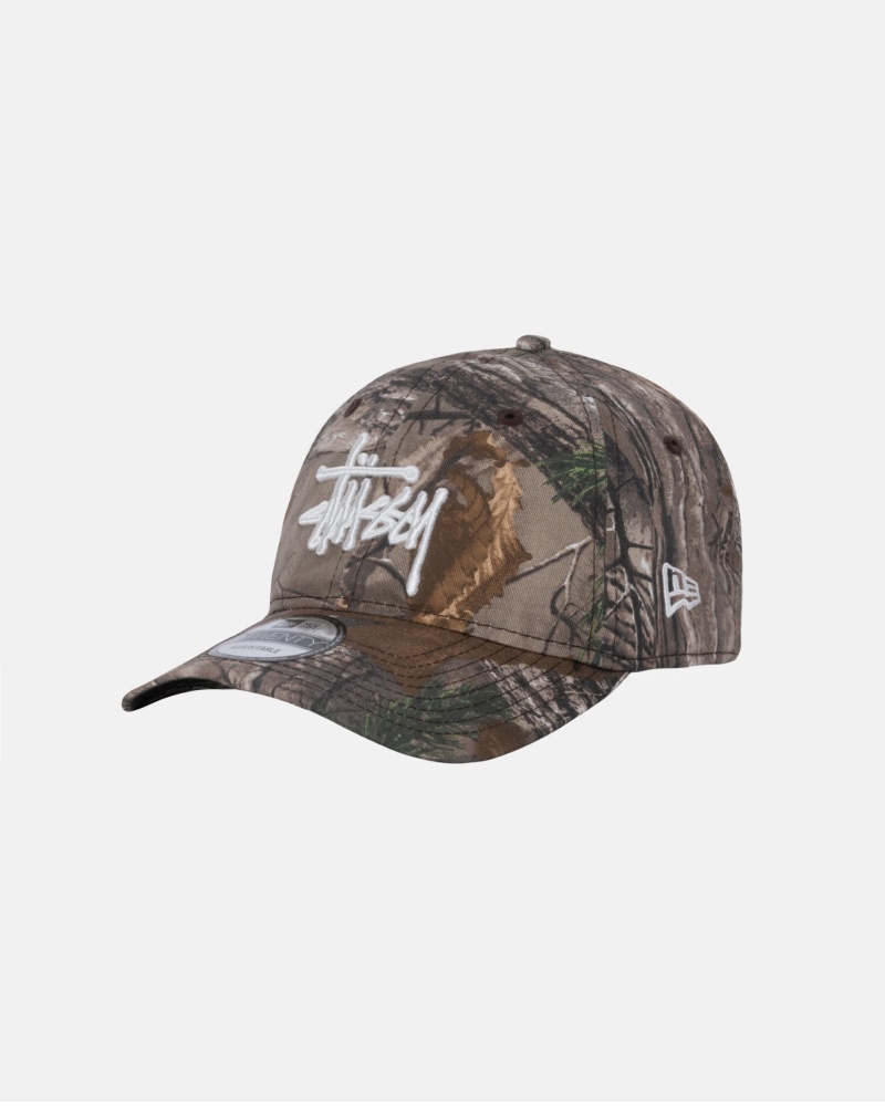 Ball Cap Stüssy New Era 9Twenty Basic Strapback Realtree | EV91-Z2-PC