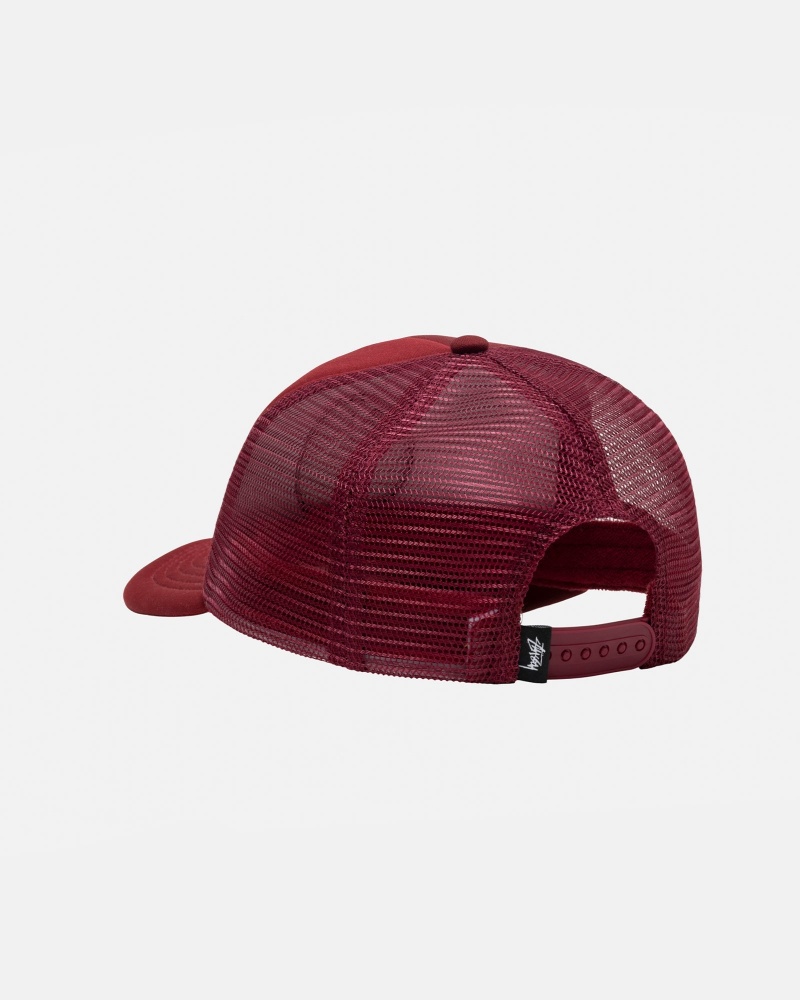 Ball Cap Stüssy Trucker 8 Ball Snapback Paprika | QH05-J6-BZ