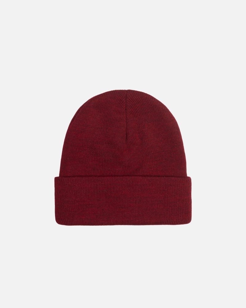 Bonnet Stüssy Cuff Beanie Stock Rouge | MX10-M7-JQ