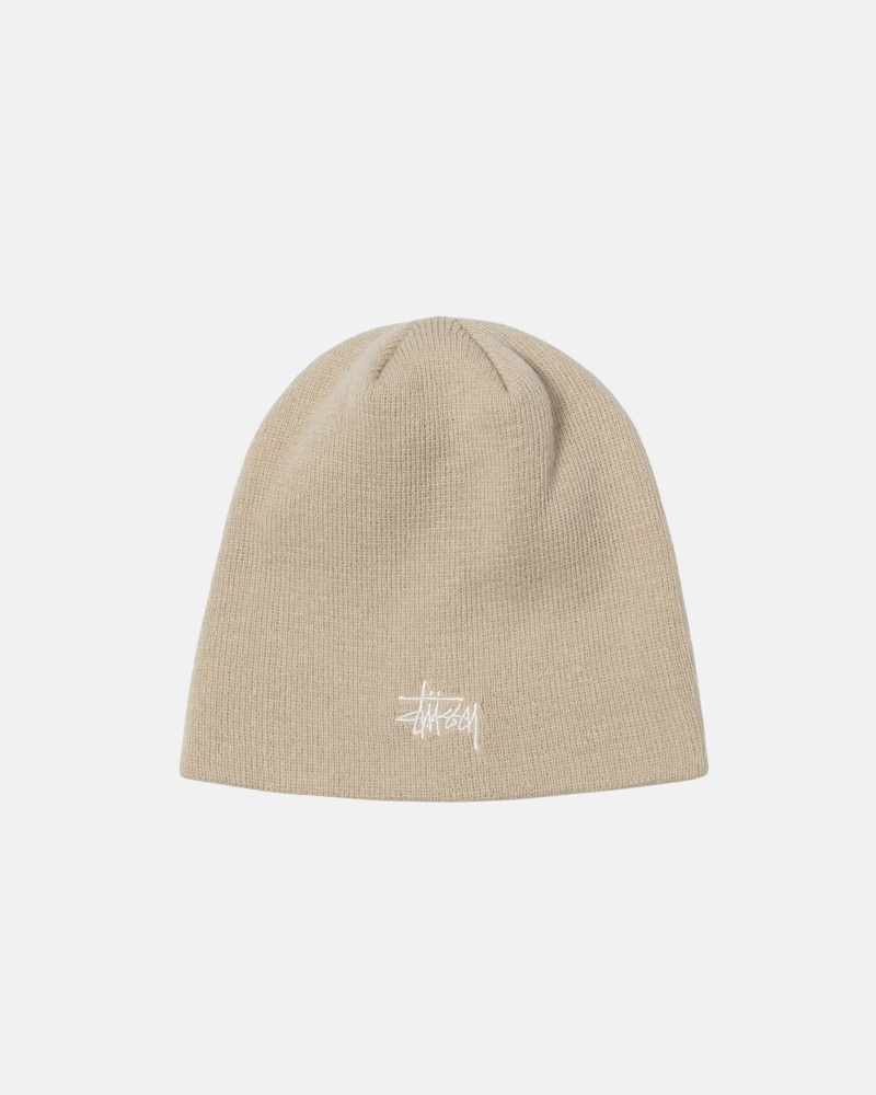 Bonnet Stüssy Skullcap Basic Blanche | BK03-V5-JT