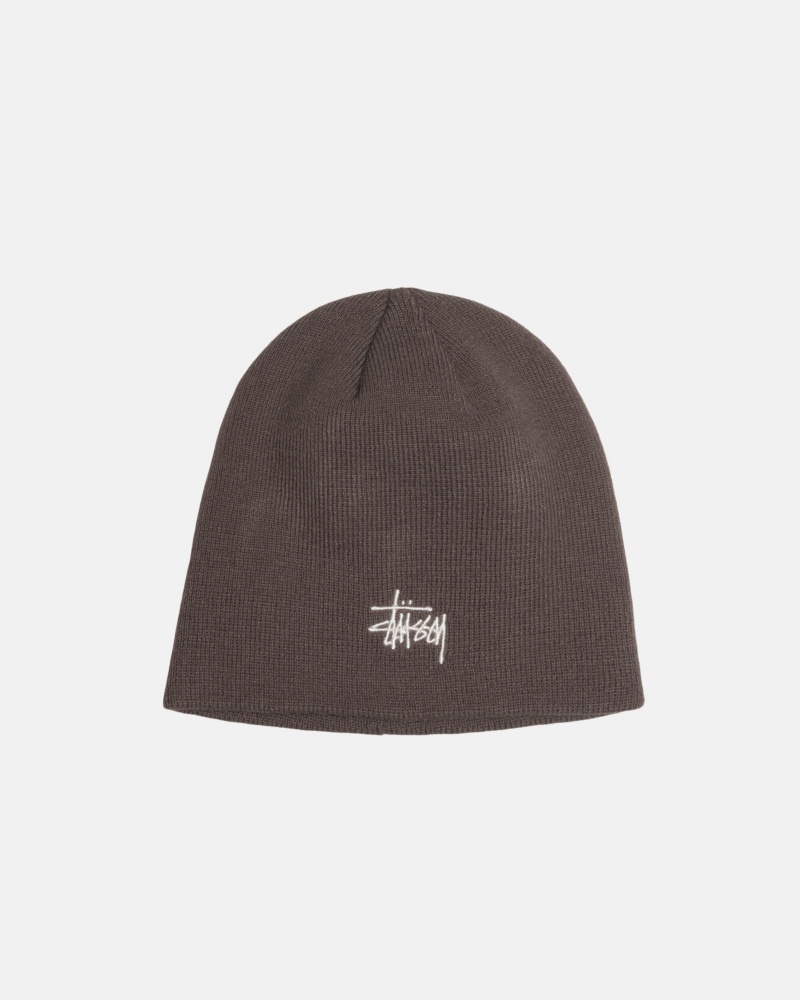 Bonnet Stüssy Skullcap Basic Cocoa | EP83-C3-XB