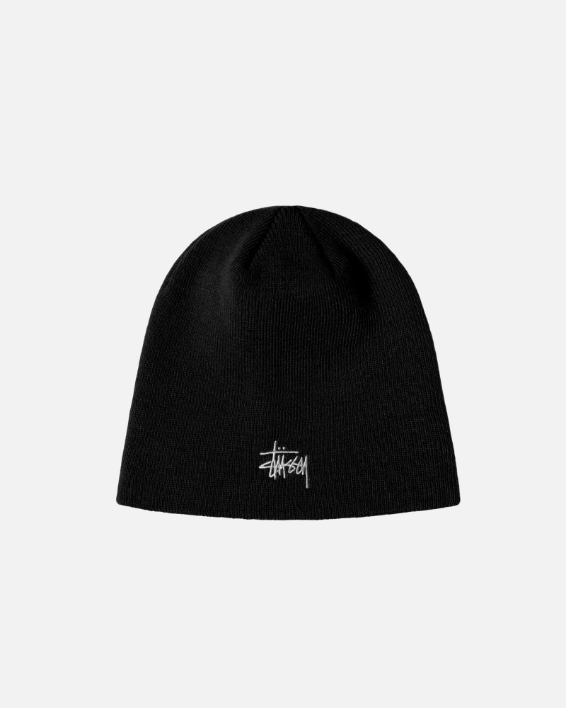 Bonnet Stüssy Skullcap Basic Noir | IB97-P6-BE