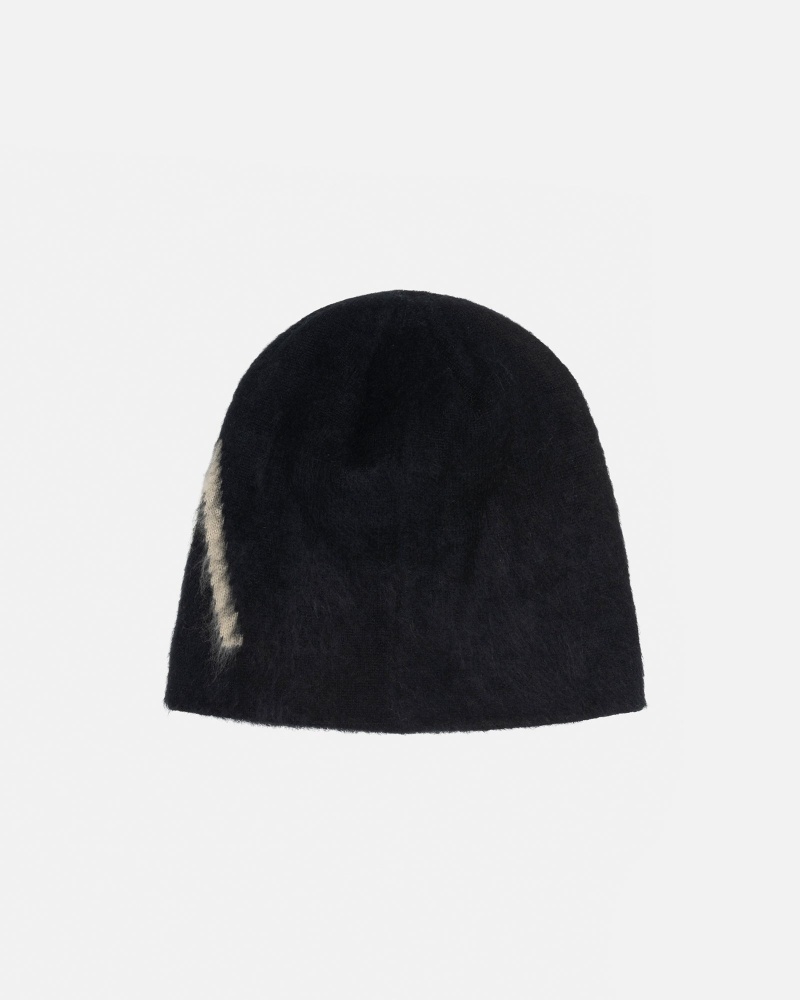 Bonnet Stüssy Skullcap Brushed Out Stock Noir | IS71-W1-UV