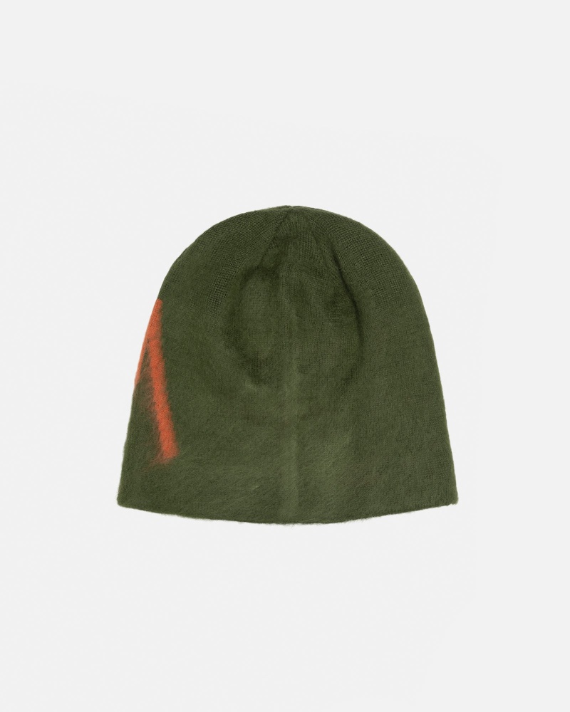 Bonnet Stüssy Skullcap Brushed Out Stock Vert Olive | BQ16-G5-IF