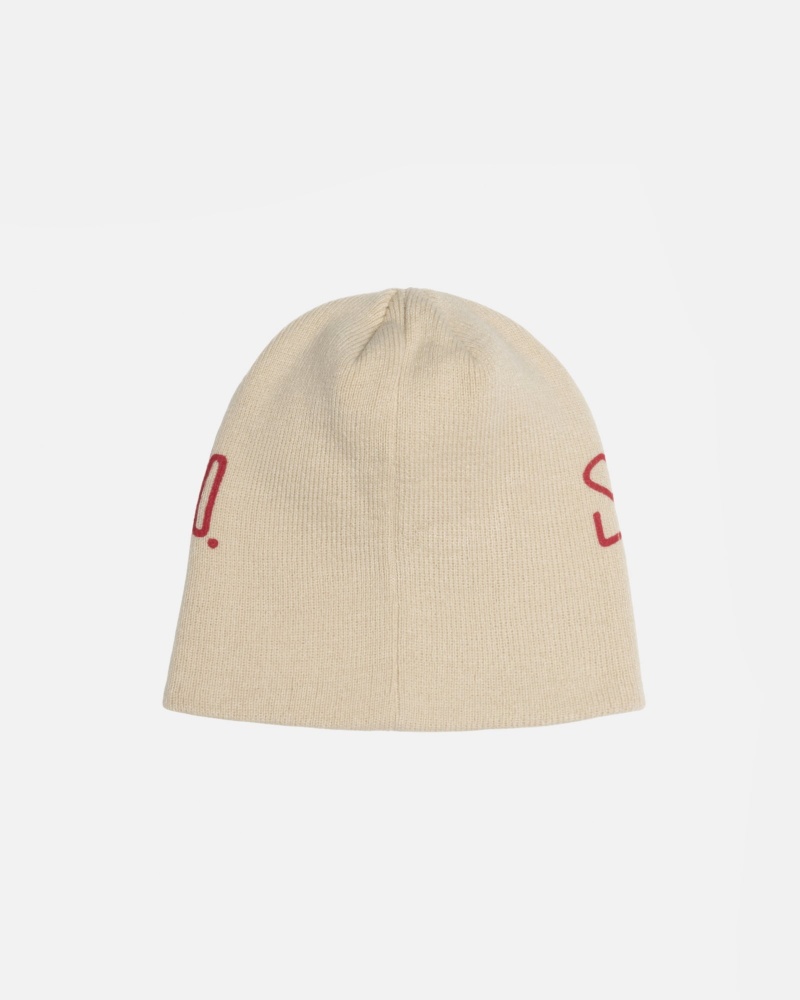 Bonnet Stüssy Skullcap Workgear Print Bone | WK07-I6-RF