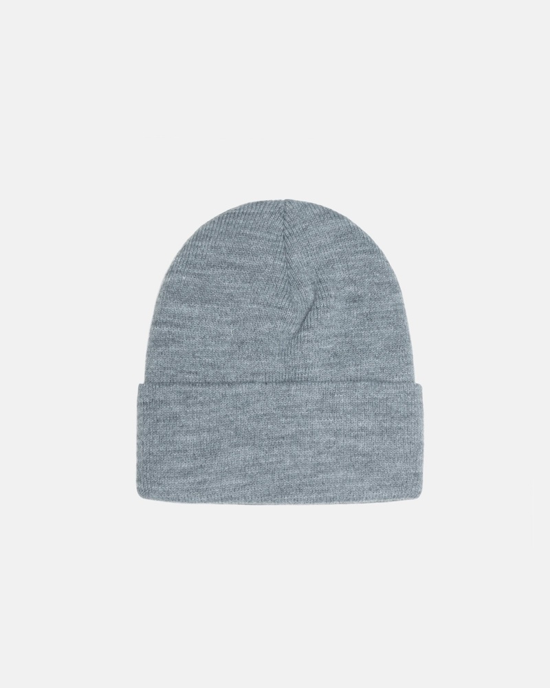 Bonnet Stüssy Stock Cuff Beanie Grise | SQ79-Z9-VO