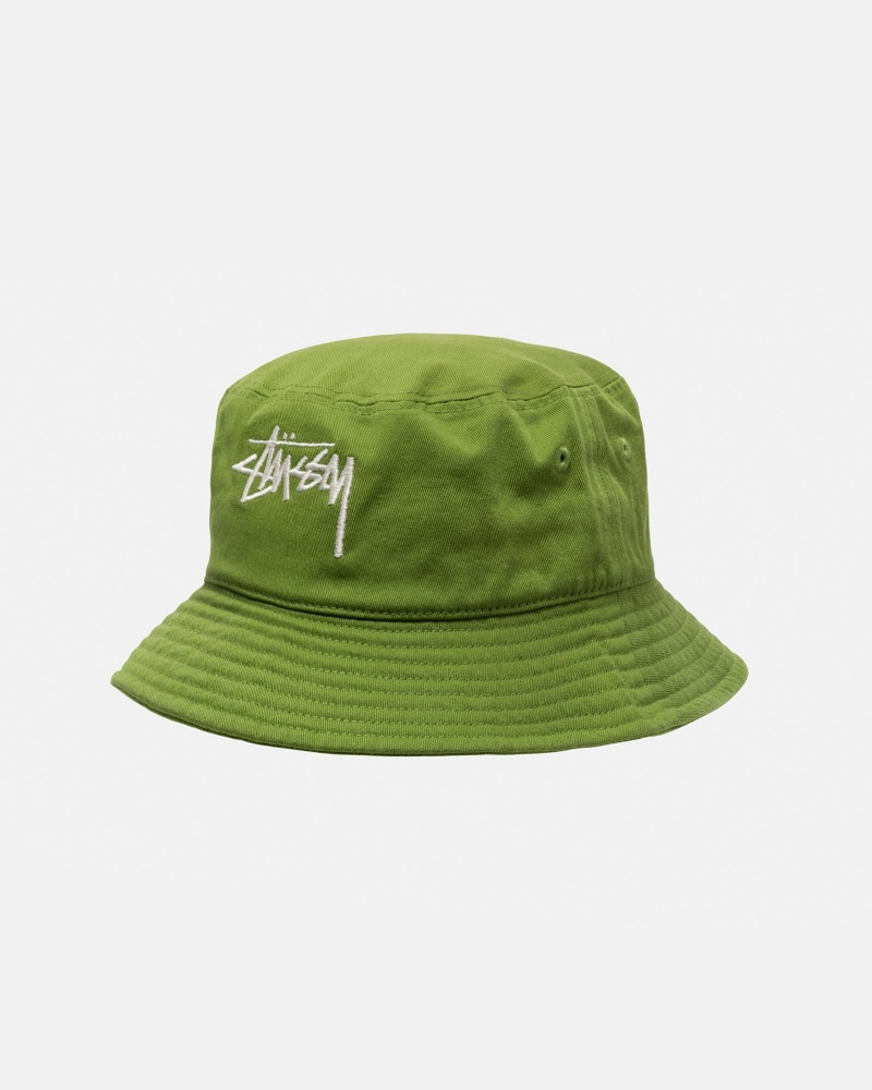 Bucket Hat Stüssy Bucket Hat Big Stock Grass | CJ75-P1-ES