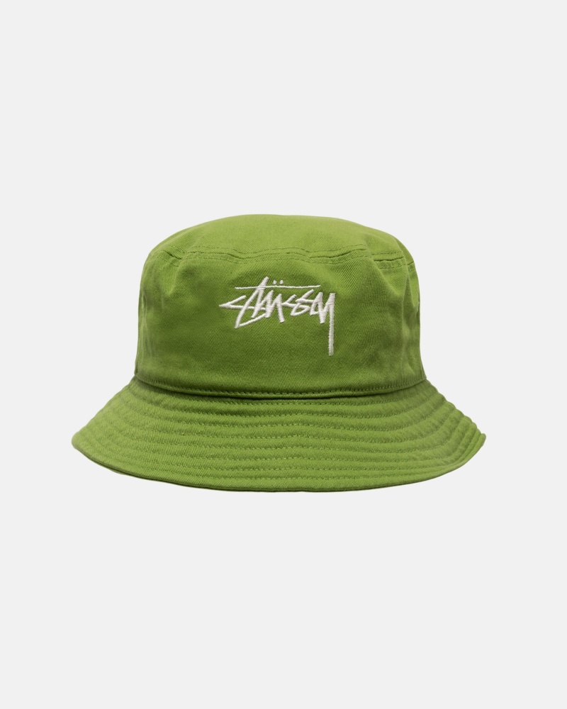 Bucket Hat Stüssy Bucket Hat Big Stock Grass | CJ75-P1-ES